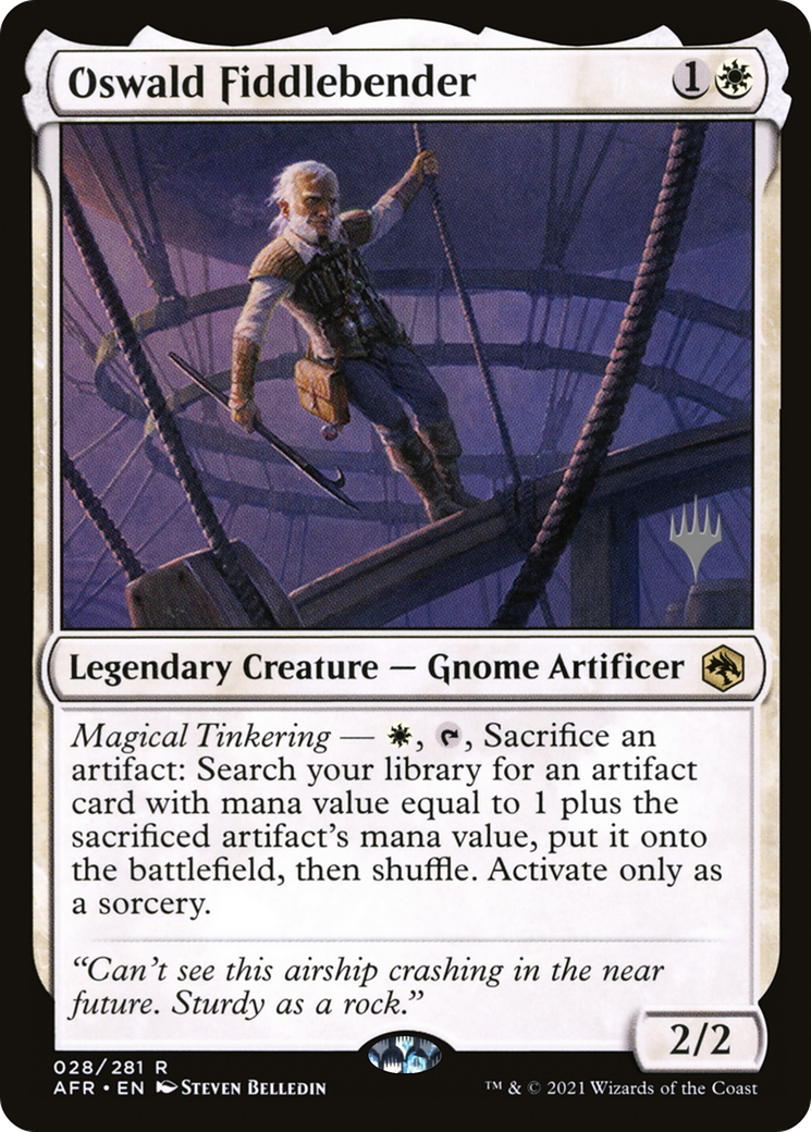 Oswald Fiddlebender (Promo Pack) [Dungeons & Dragons: Adventures in the Forgotten Realms Promos] Foil