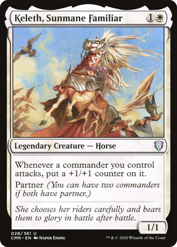 Keleth, Sunmane Familiar [Commander Legends] Foil