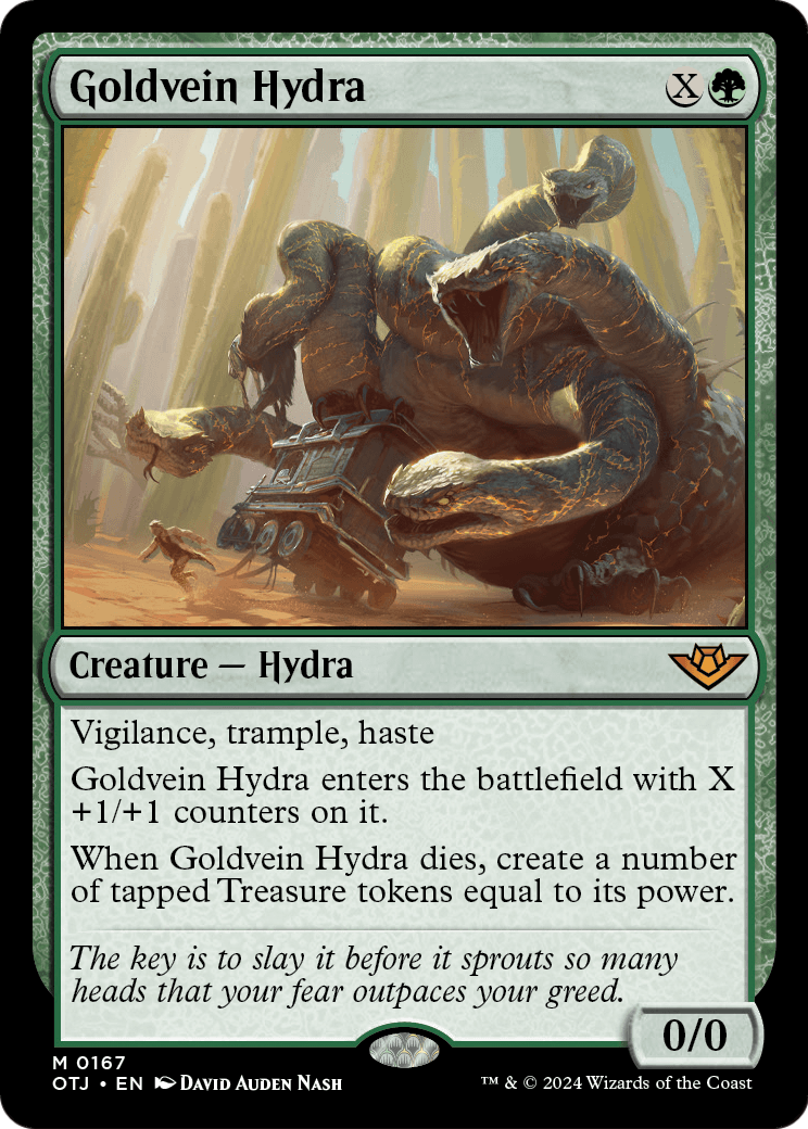 Goldvein Hydra [Outlaws of Thunder Junction] Foil