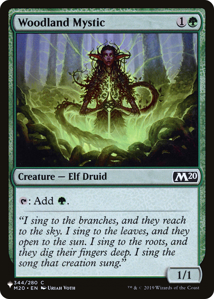 Woodland Mystic |  (M20-344) [The List]