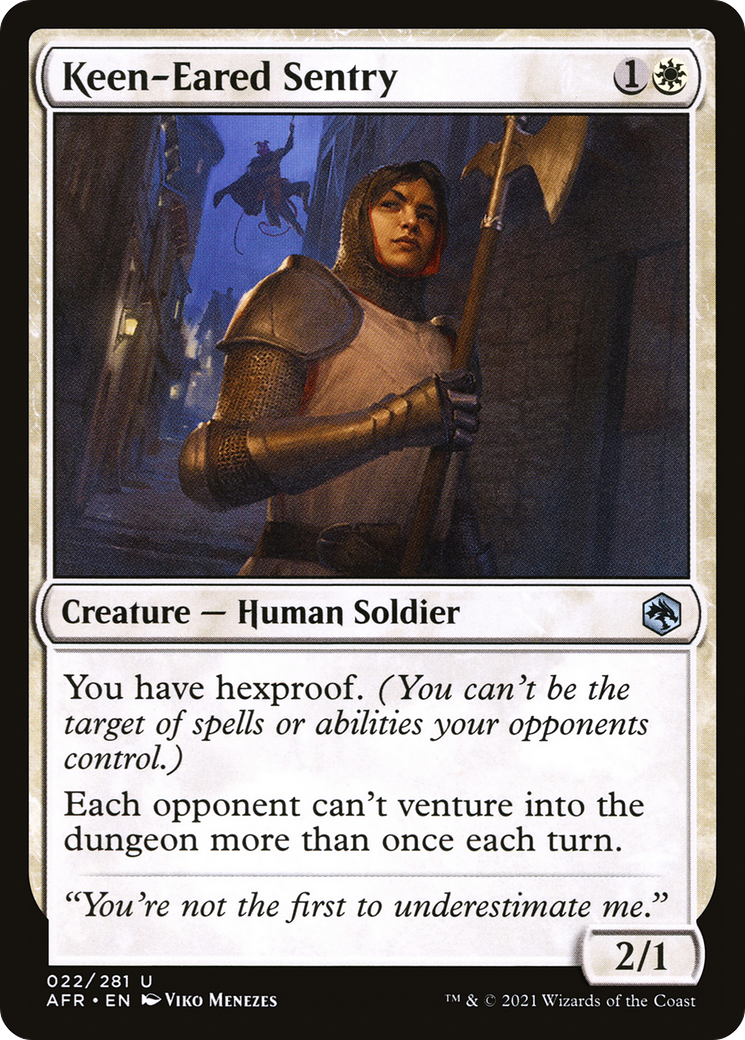 Keen-Eared Sentry [Dungeons & Dragons: Adventures in the Forgotten Realms] Foil
