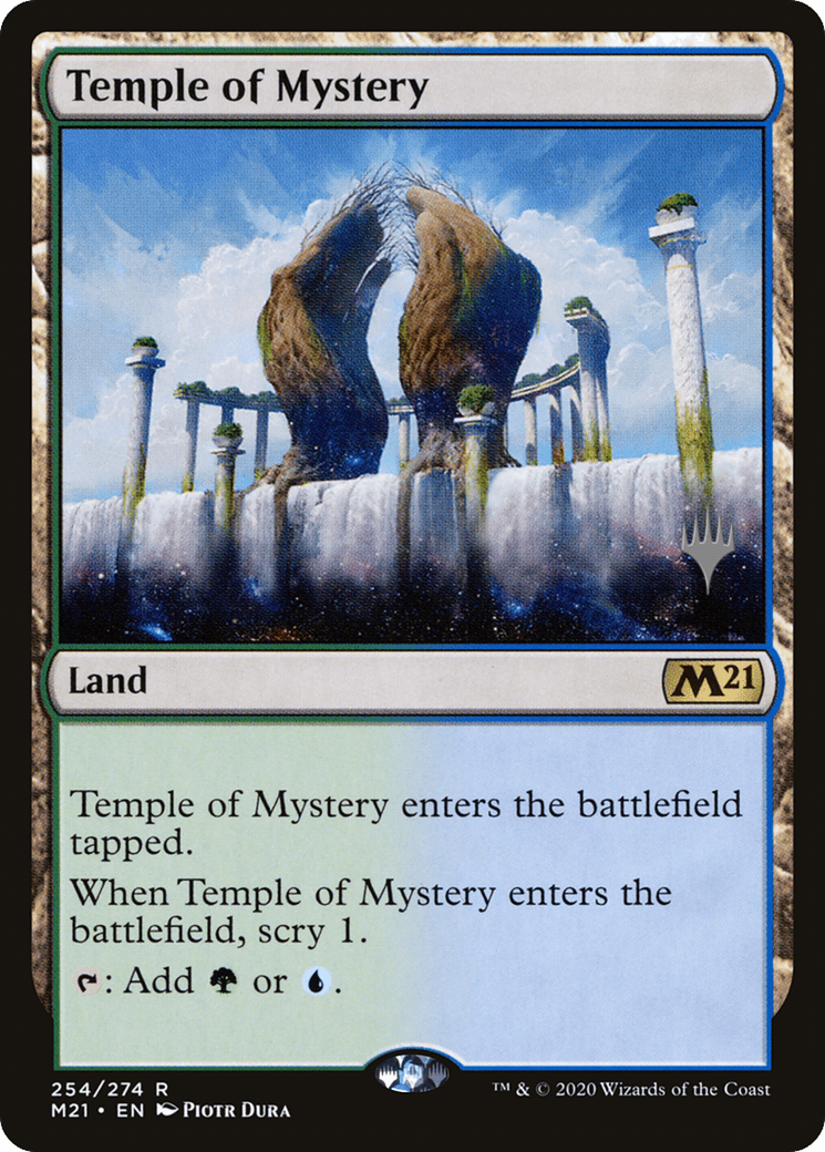 Temple of Mystery (Promo Pack) [Core Set 2021 Promos] Foil