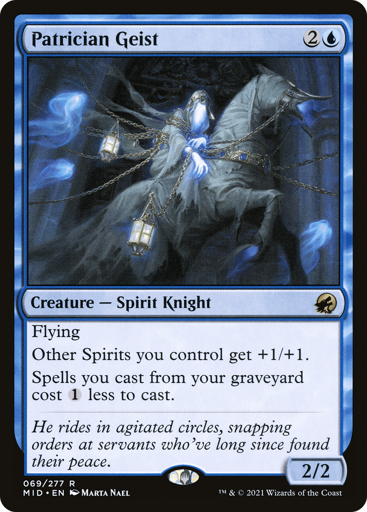 Patrician Geist [Innistrad: Midnight Hunt] Foil