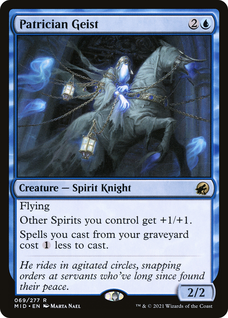 Patrician Geist [Innistrad: Midnight Hunt] Foil