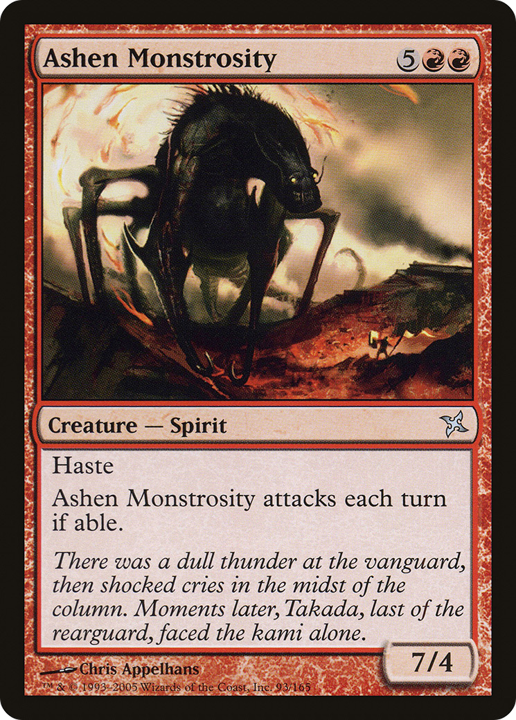 Ashen Monstrosity [Betrayers of Kamigawa] Foil