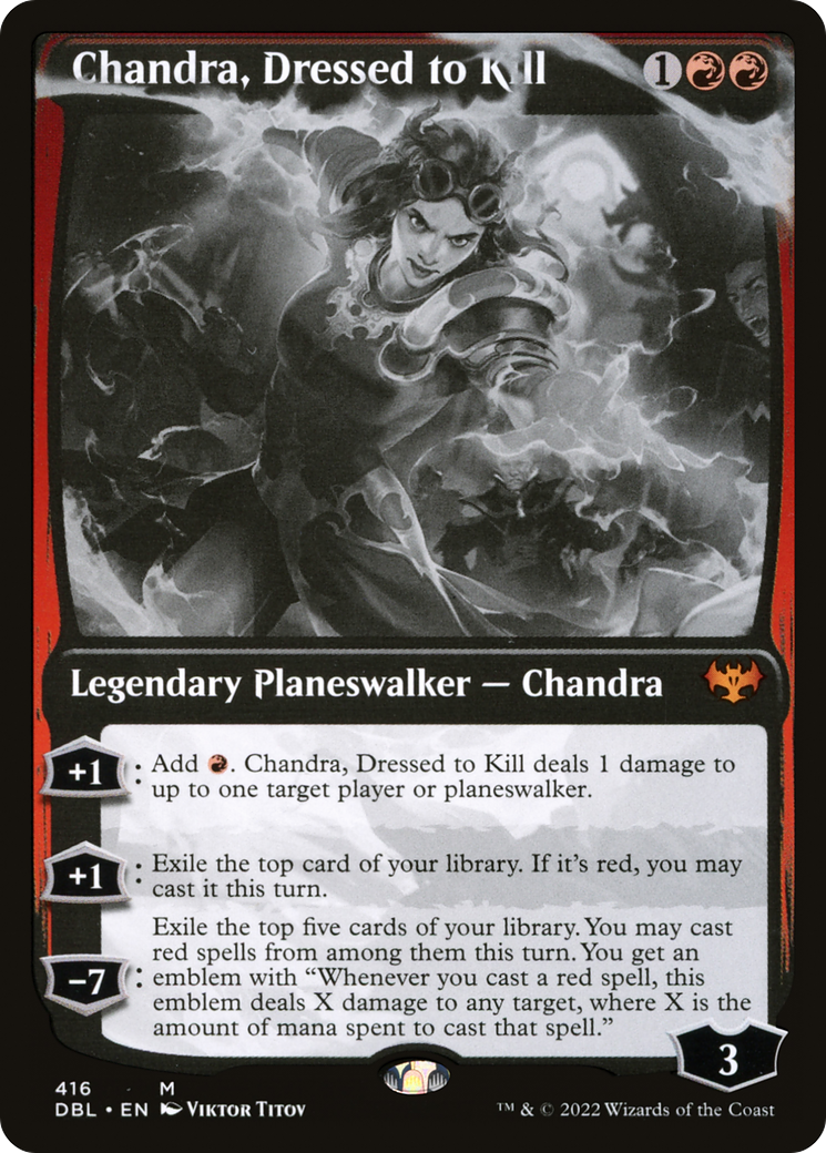 Chandra, Dressed to Kill [Innistrad: Double Feature] Foil