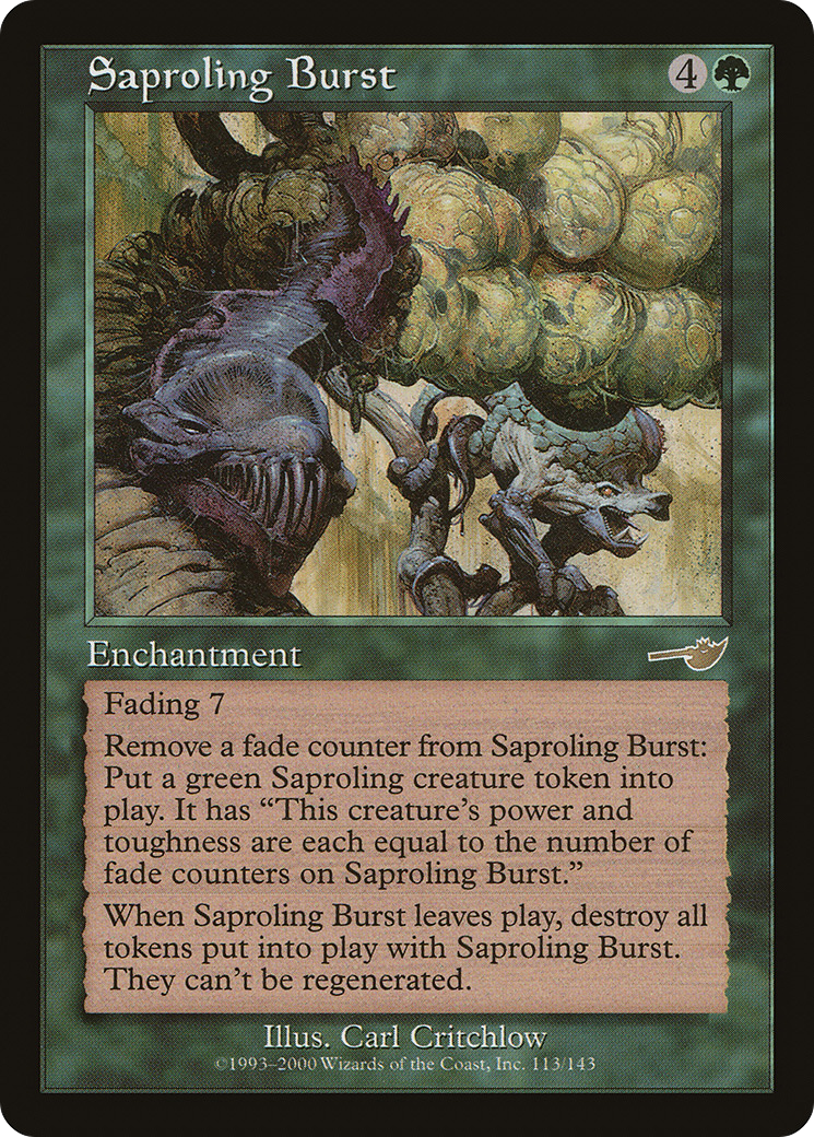 Saproling Burst [Nemesis] Foil