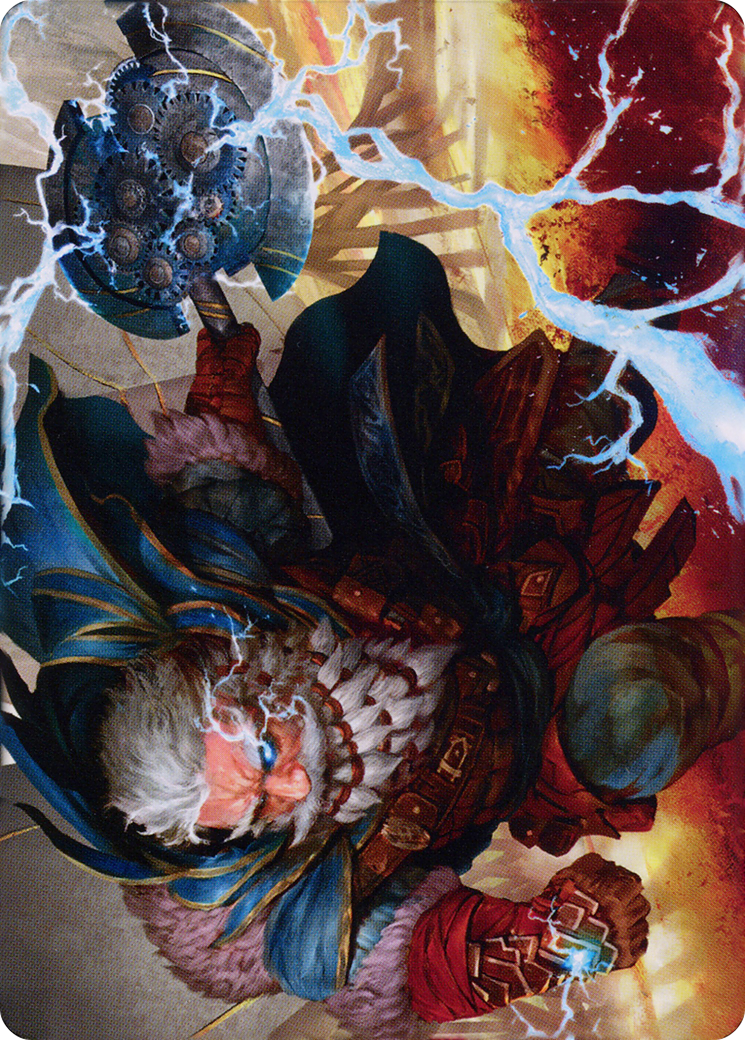 Electrostatic Infantry // Electrostatic Infantry (ADMU-030) - Dominaria United Art Series (Borderless) Foil