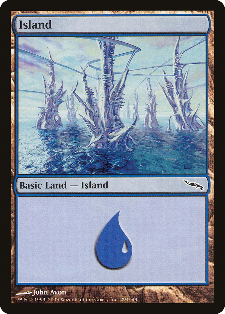 Island (294) [Mirrodin] Foil