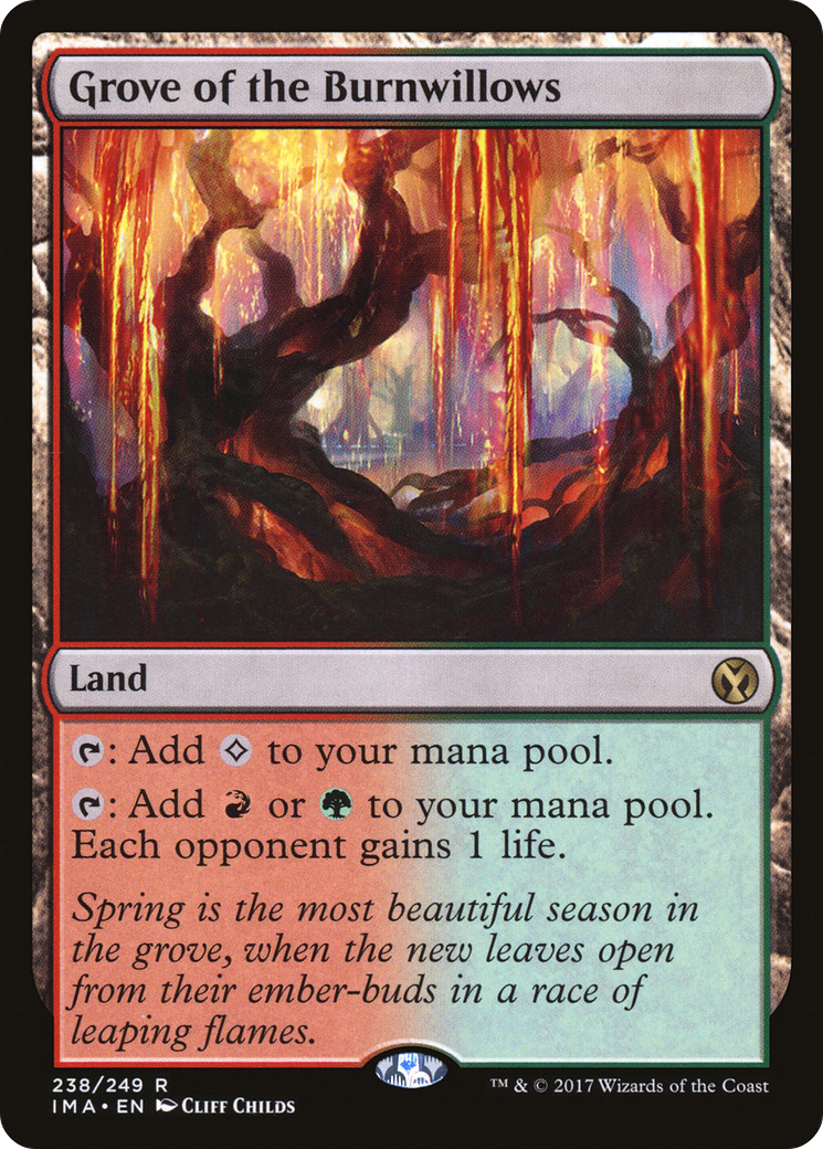 Grove of the Burnwillows [Iconic Masters] Foil