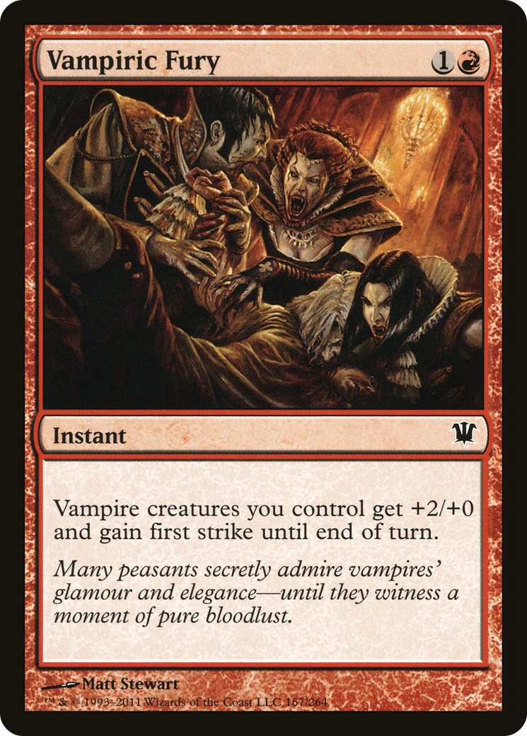 Vampiric Fury [Innistrad] Foil