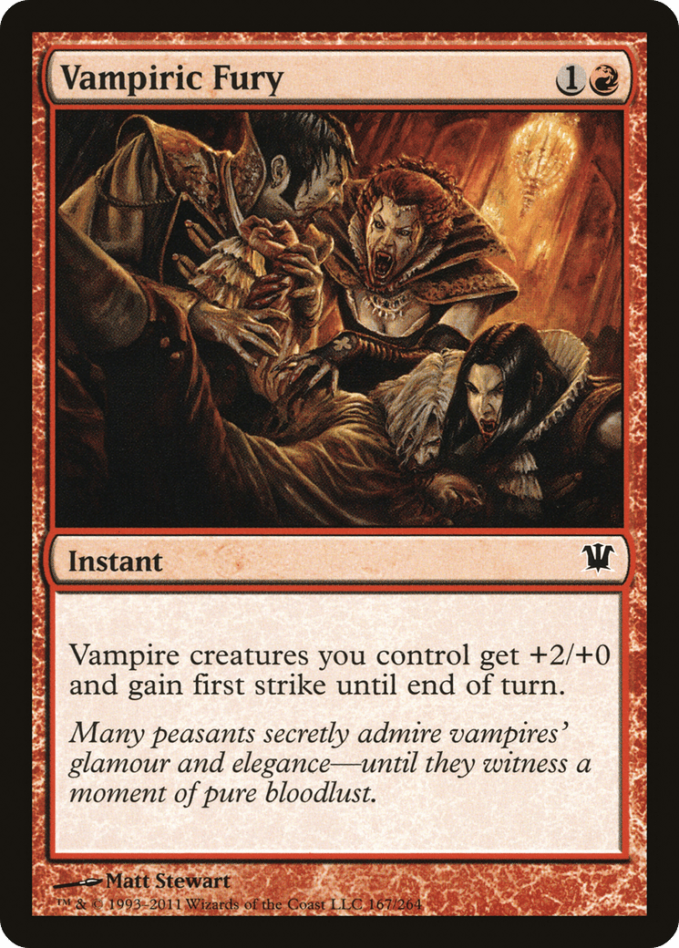 Vampiric Fury [Innistrad] Foil