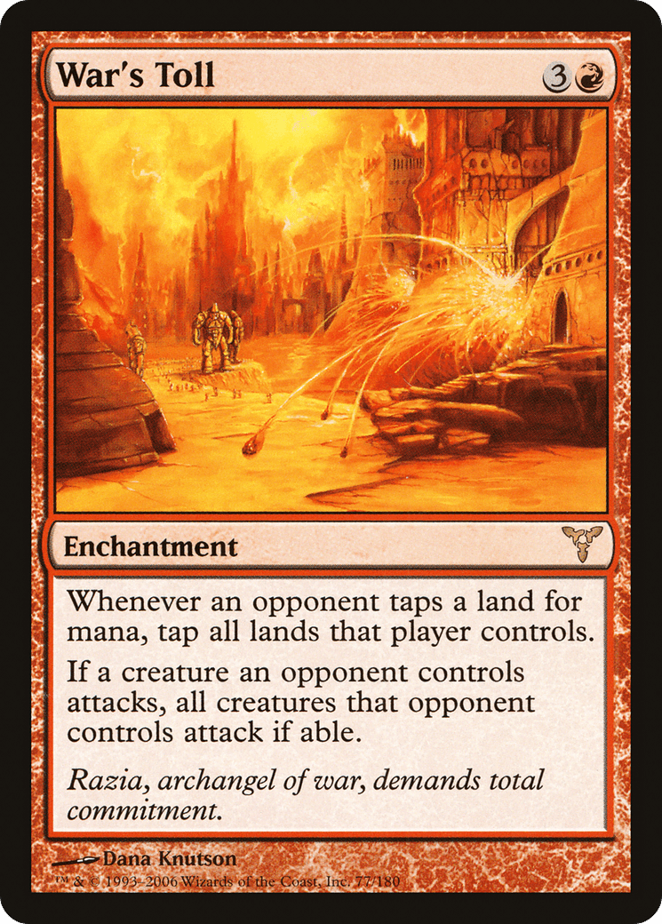 War's Toll [Dissension] Foil