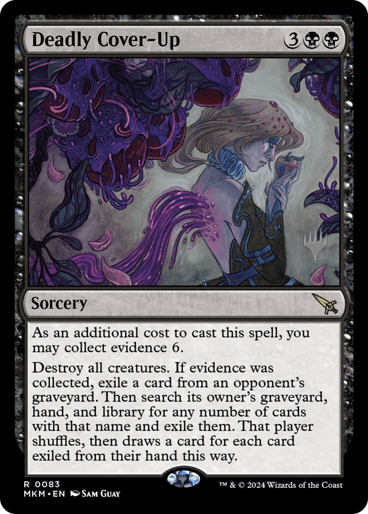 Deadly Cover-Up (Promo Pack) [Murders at Karlov Manor Promos] Foil