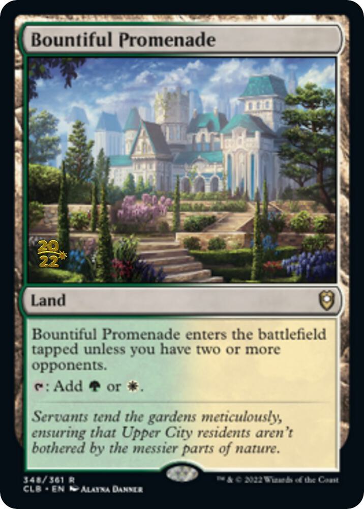 Bountiful Promenade 348s/108 (Prerelease Cards)  - Foil