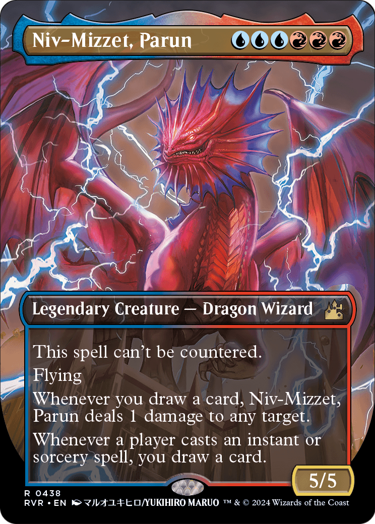 Niv-Mizzet, Parun (Anime Borderless) [Ravnica Remastered] Foil