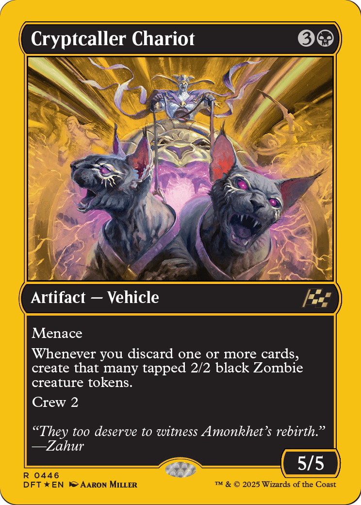 Cryptcaller Chariot |  Foil (446) [Aetherdrift]