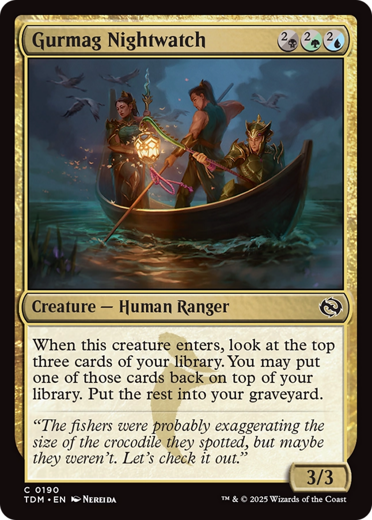 Gurmag Nightwatch (190) [Tarkir: Dragonstorm]  Foil