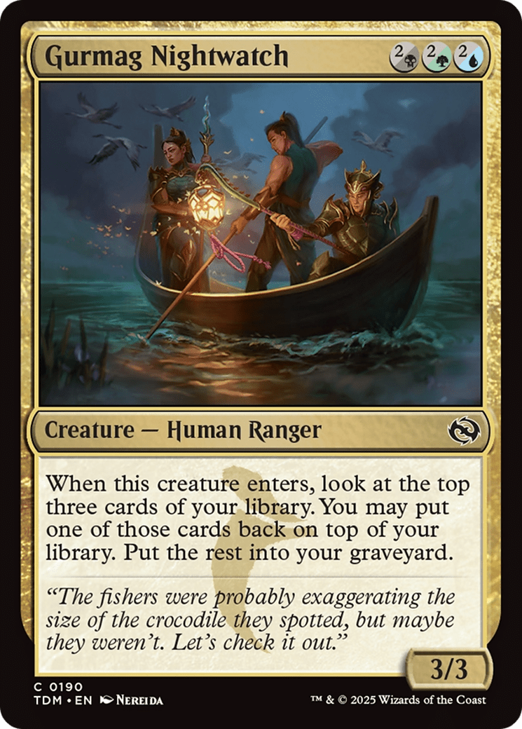 Gurmag Nightwatch (190) [Tarkir: Dragonstorm]  Foil