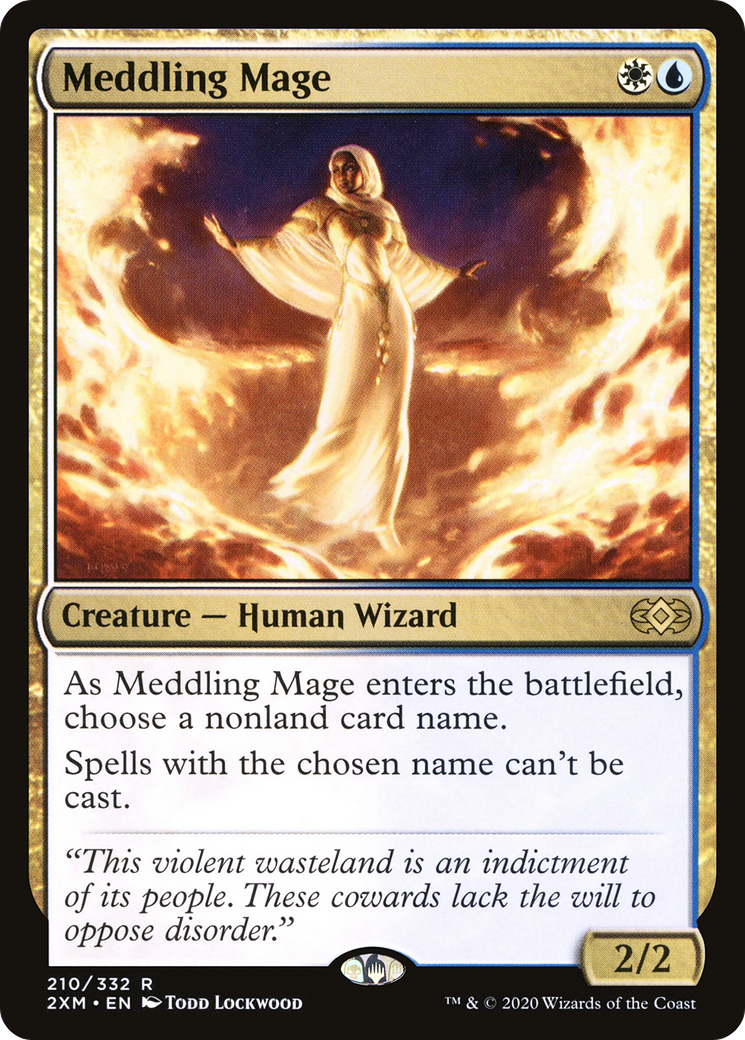 Meddling Mage [Double Masters] Foil