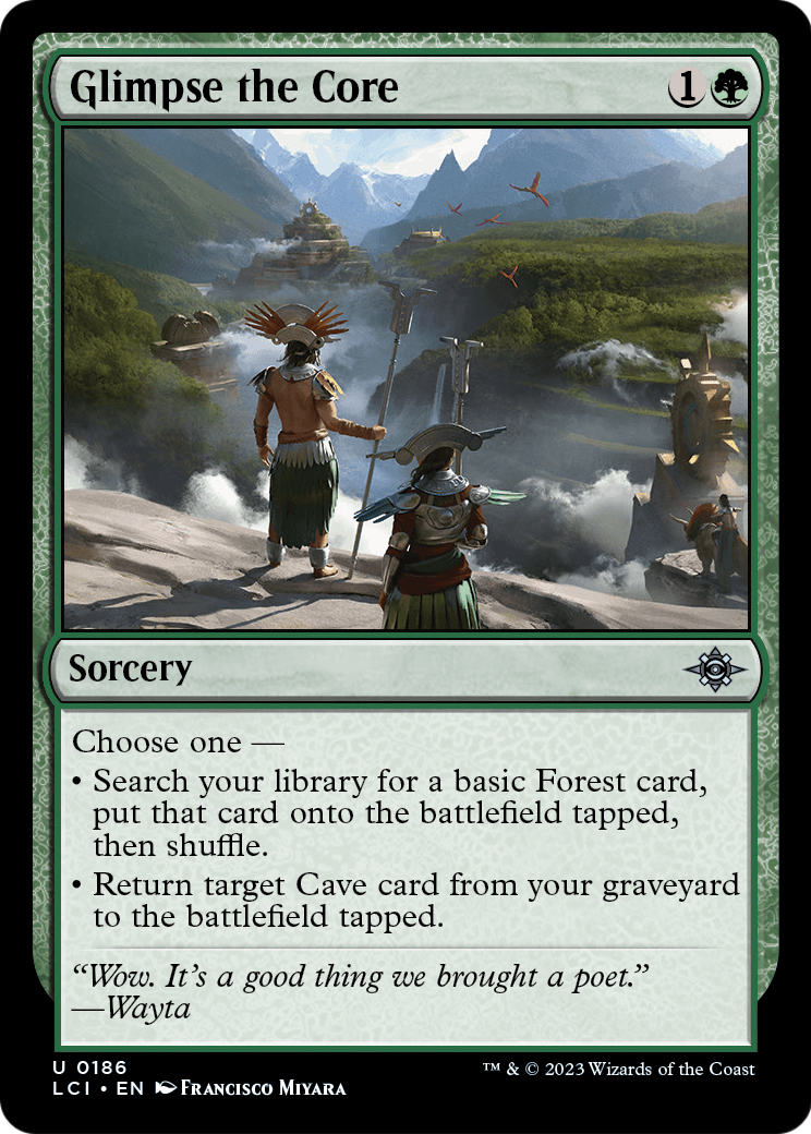Glimpse the Core [The Lost Caverns of Ixalan] Foil