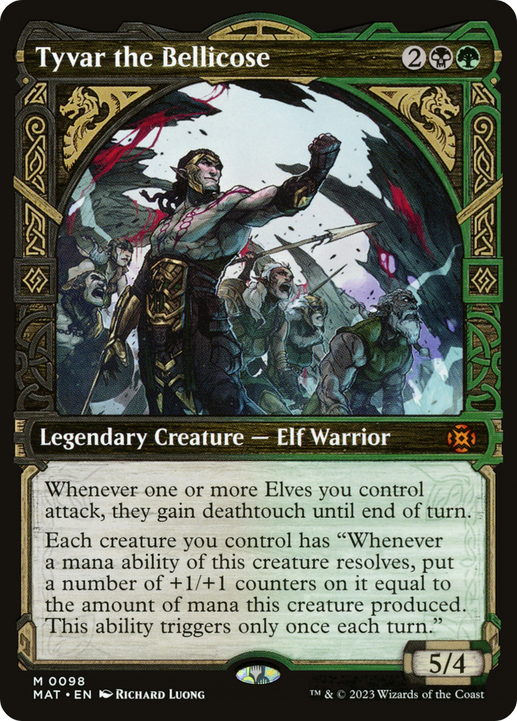 Tyvar the Bellicose (Showcase) [March of the Machine: The Aftermath] Foil
