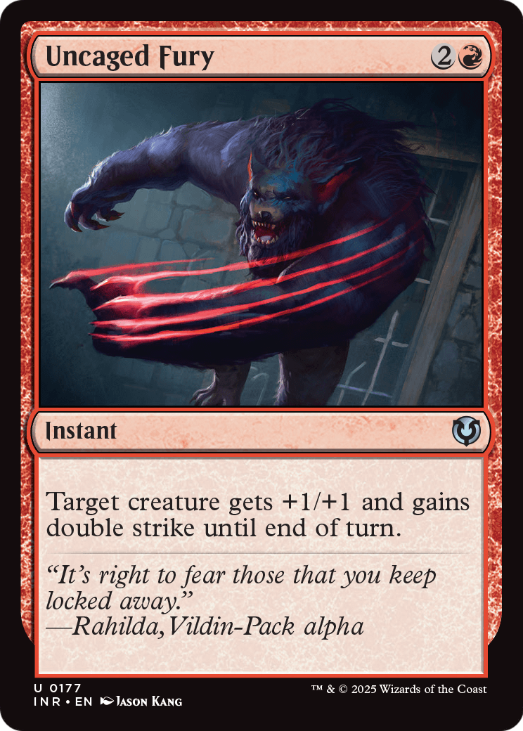 Uncaged Fury (-177) [Innistrad Remastered]