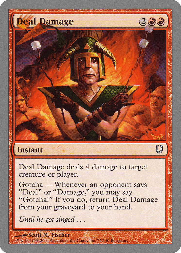 Deal Damage [Unhinged] Foil