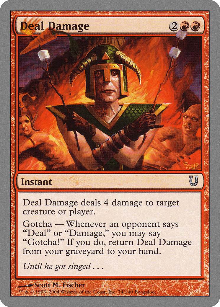 Deal Damage [Unhinged] Foil