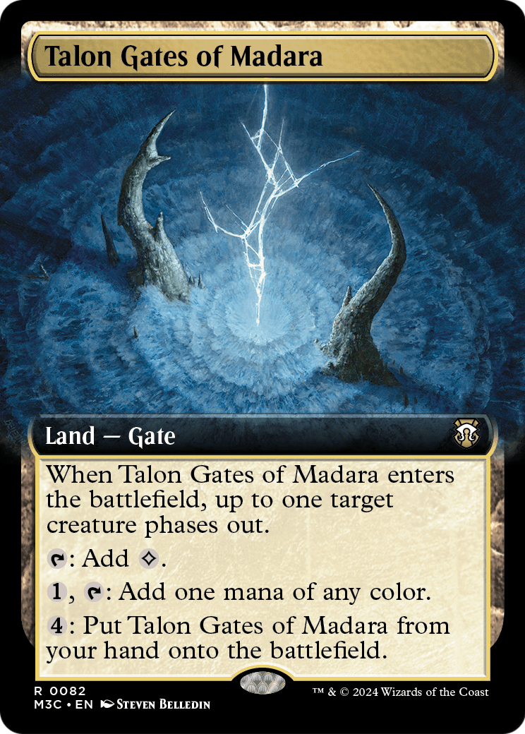 Talon Gates of Madara (Extended Art) [Modern Horizons 3 Commander] Foil