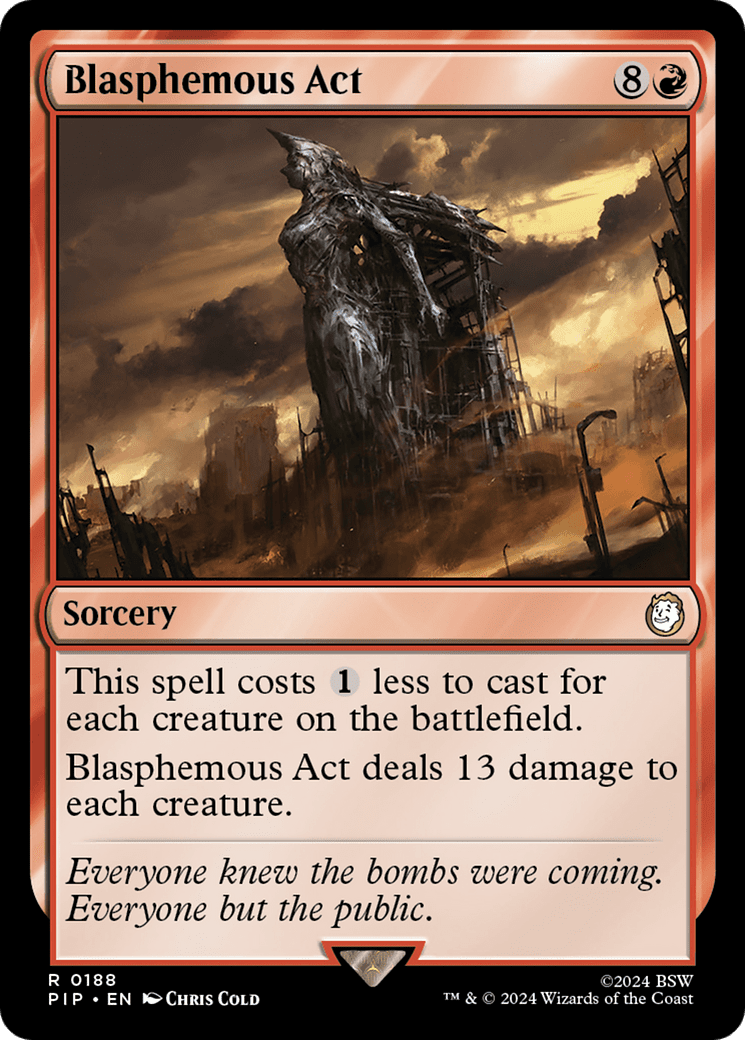 Blasphemous Act [Fallout] Foil