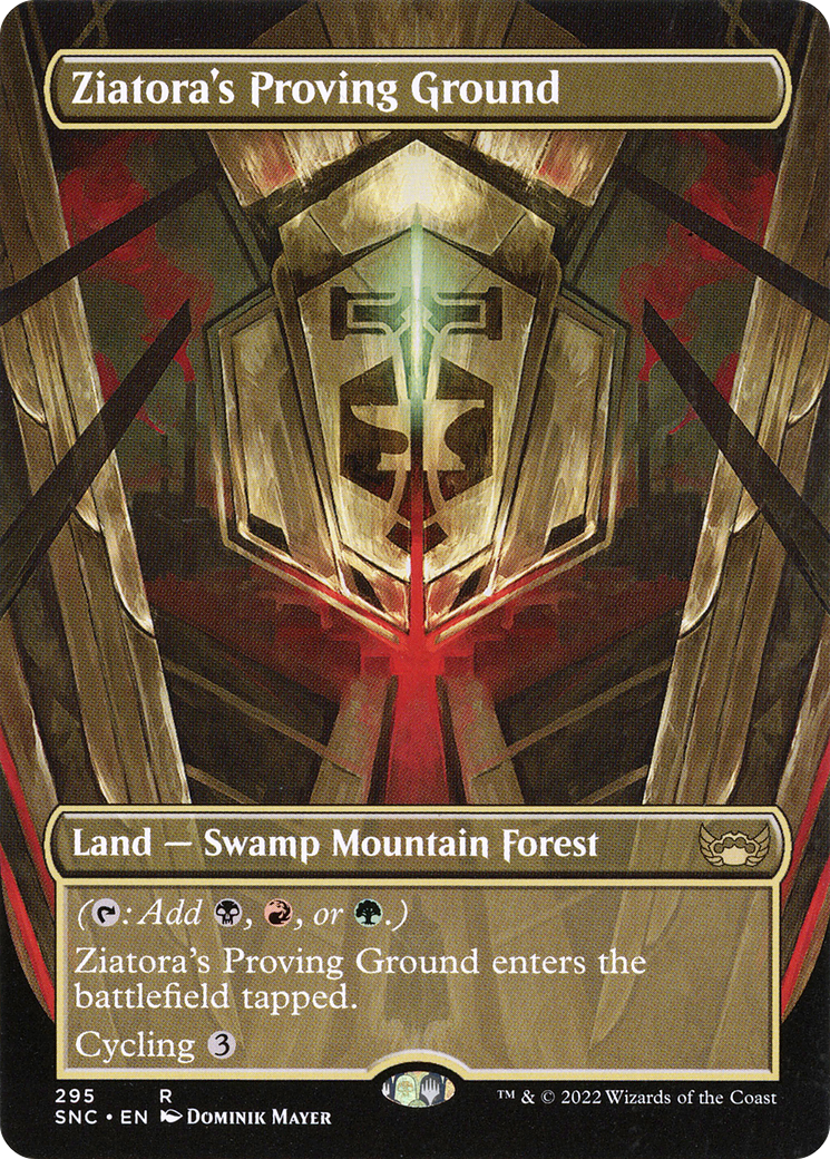 Ziatora's Proving Ground (Borderless Alternate Art) [Streets of New Capenna] Foil