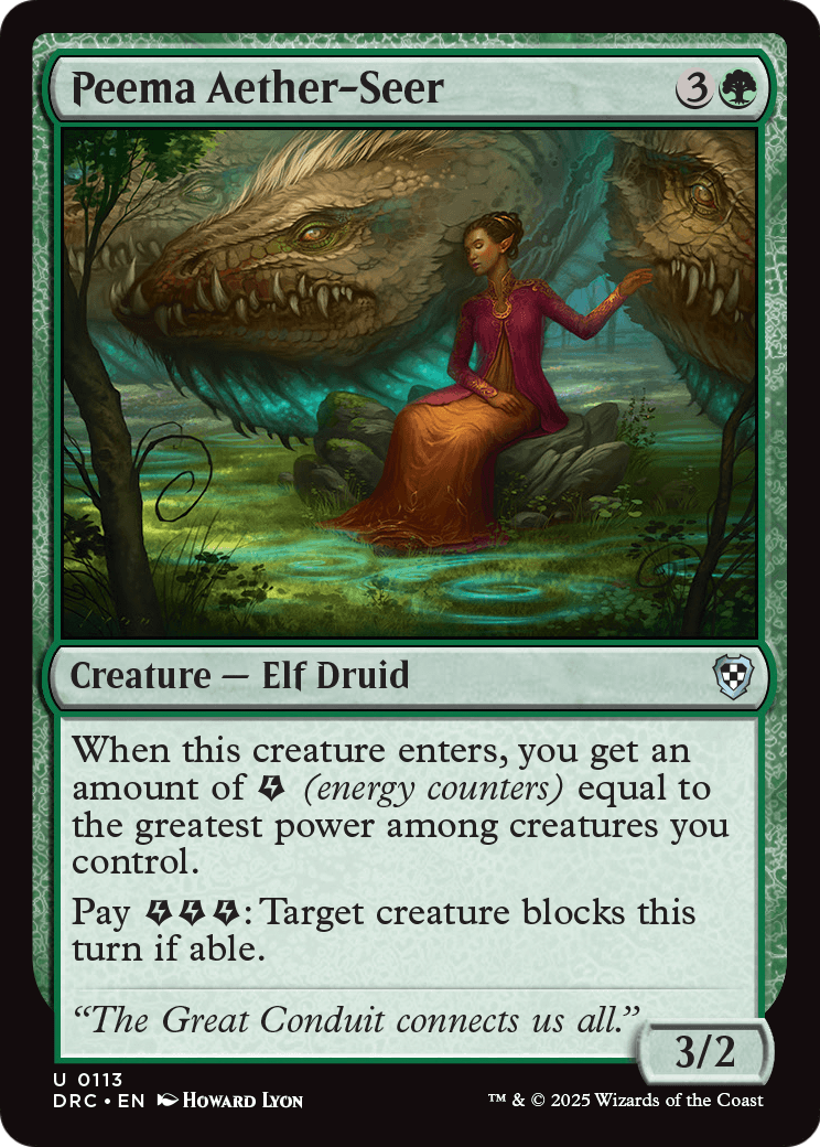 Peema Aether-Seer (-113) [Commander: Aetherdrift]