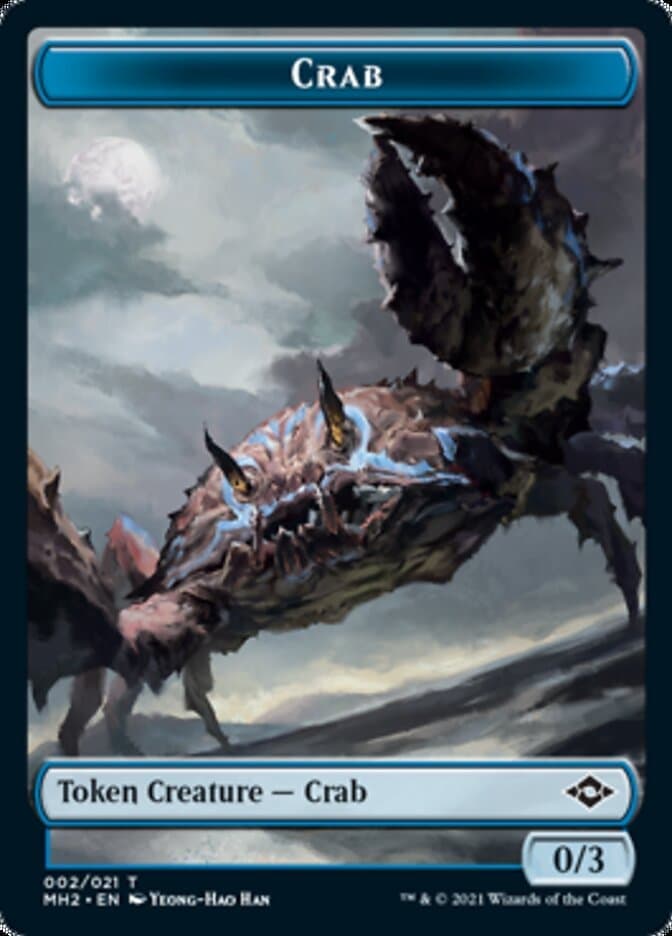 Crab // Food (18) Double-Sided Token [Modern Horizons 2 Tokens] Foil