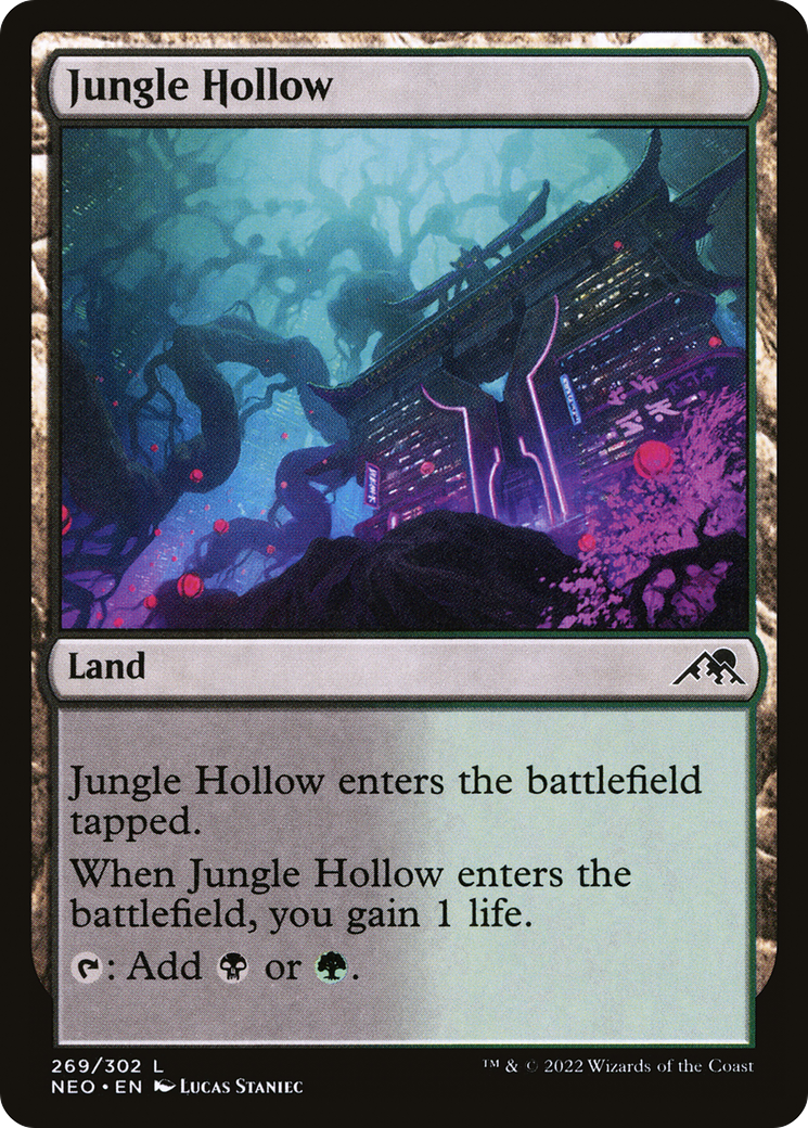 Jungle Hollow [Kamigawa: Neon Dynasty] Foil