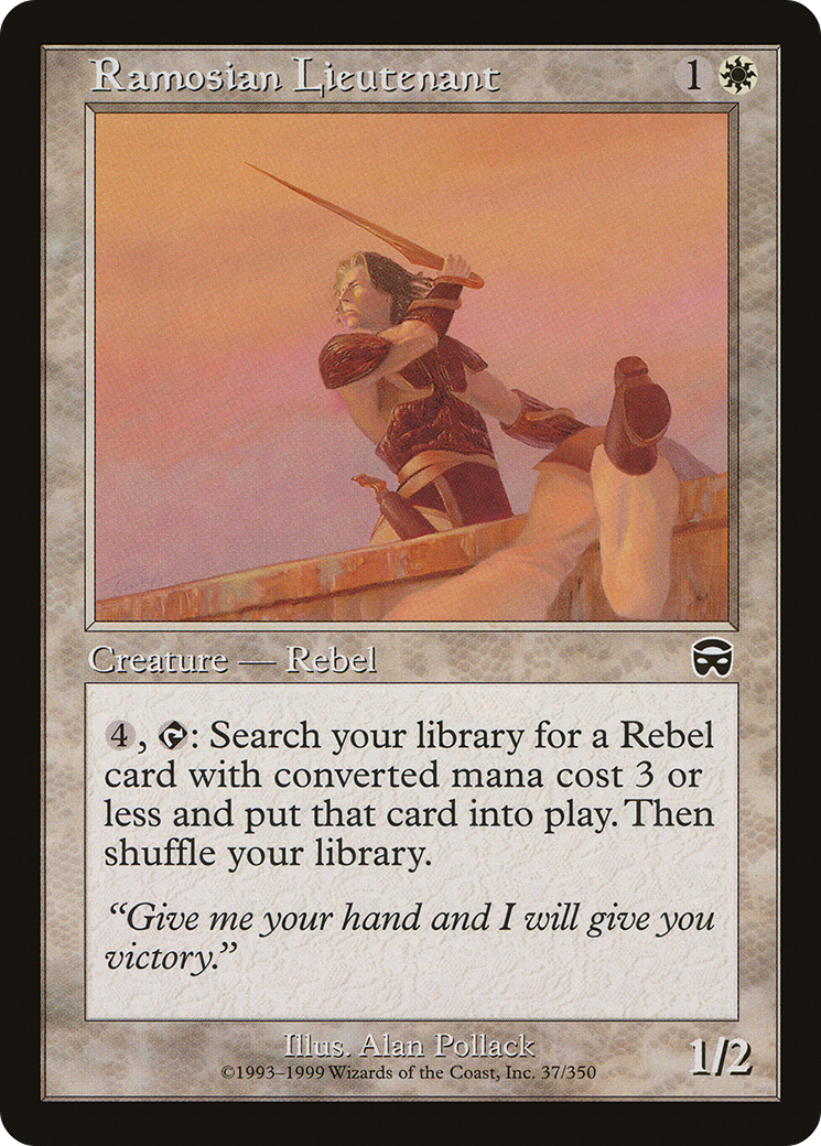 Ramosian Lieutenant [Mercadian Masques] Foil