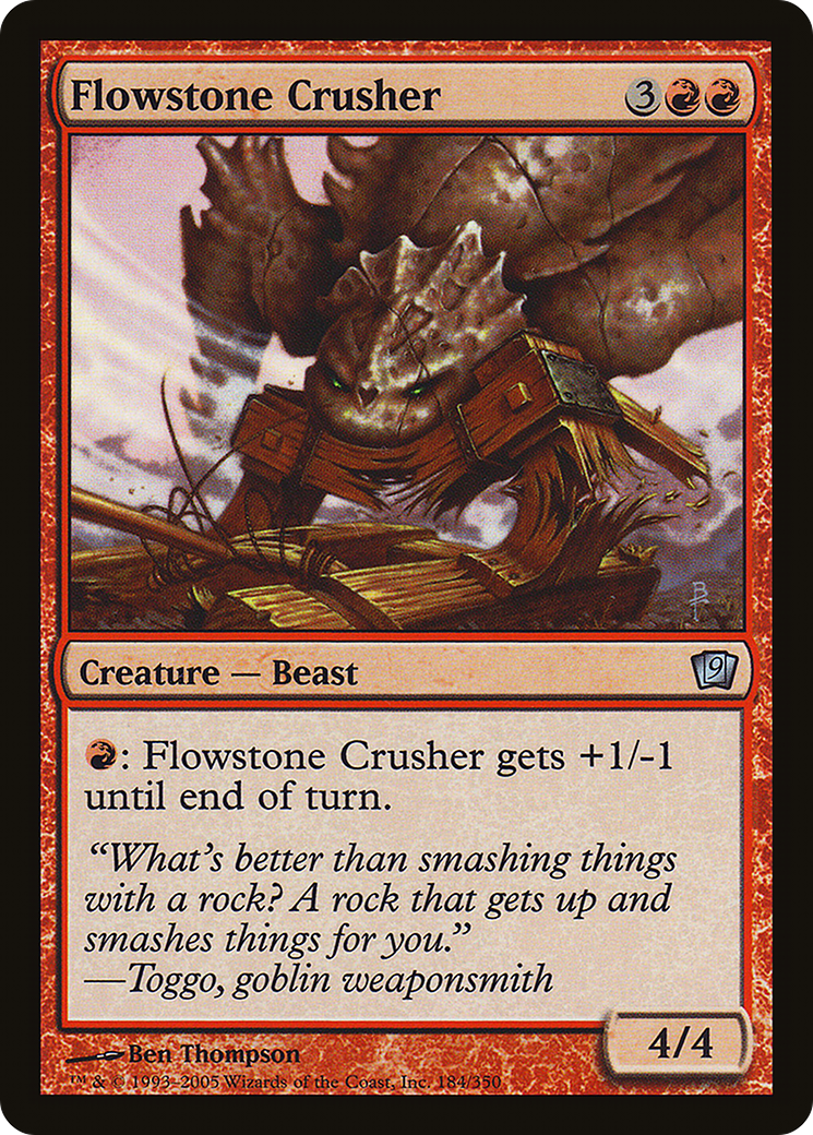Flowstone Crusher [Ninth Edition] Foil