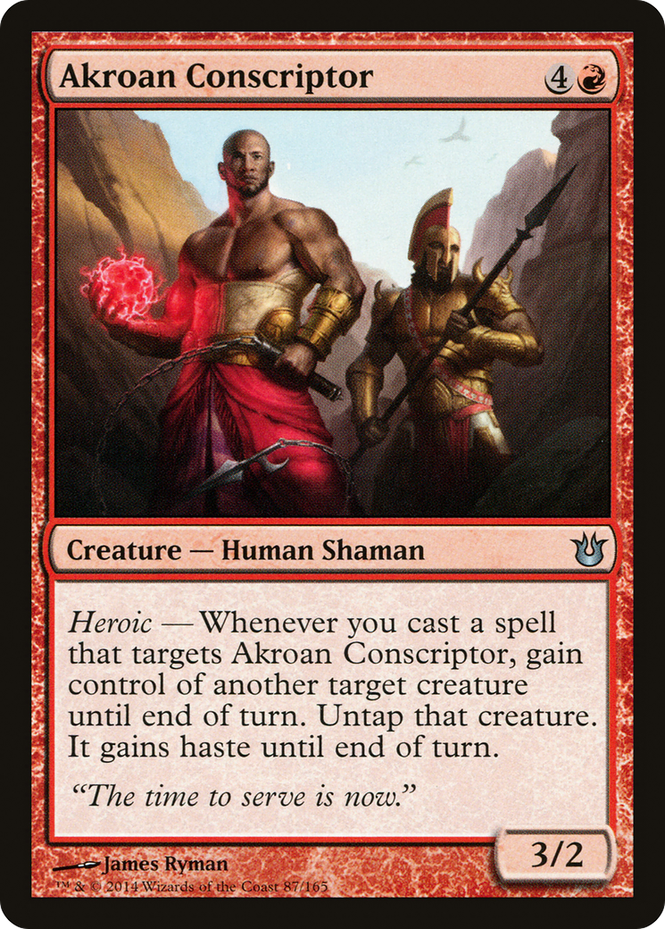 Akroan Conscriptor [Born of the Gods] Foil
