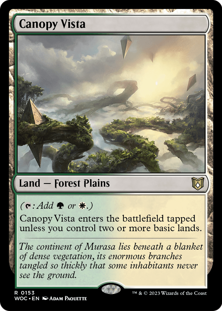 Canopy Vista [Wilds of Eldraine Commander]