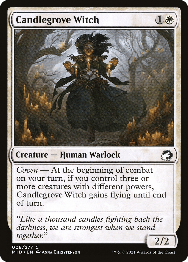 Candlegrove Witch [Innistrad: Midnight Hunt] Foil