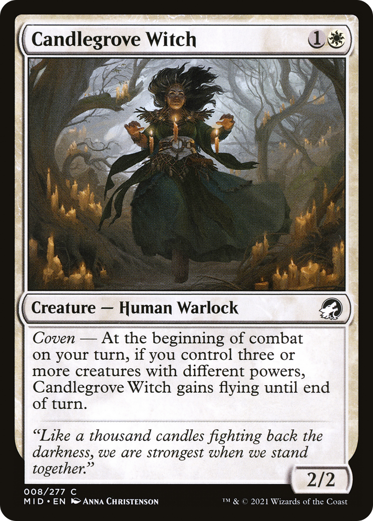 Candlegrove Witch [Innistrad: Midnight Hunt] Foil