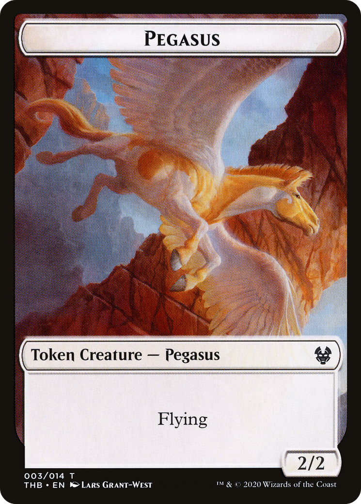 Pegasus (TTHB-003) - Theros Beyond Death Tokens Foil