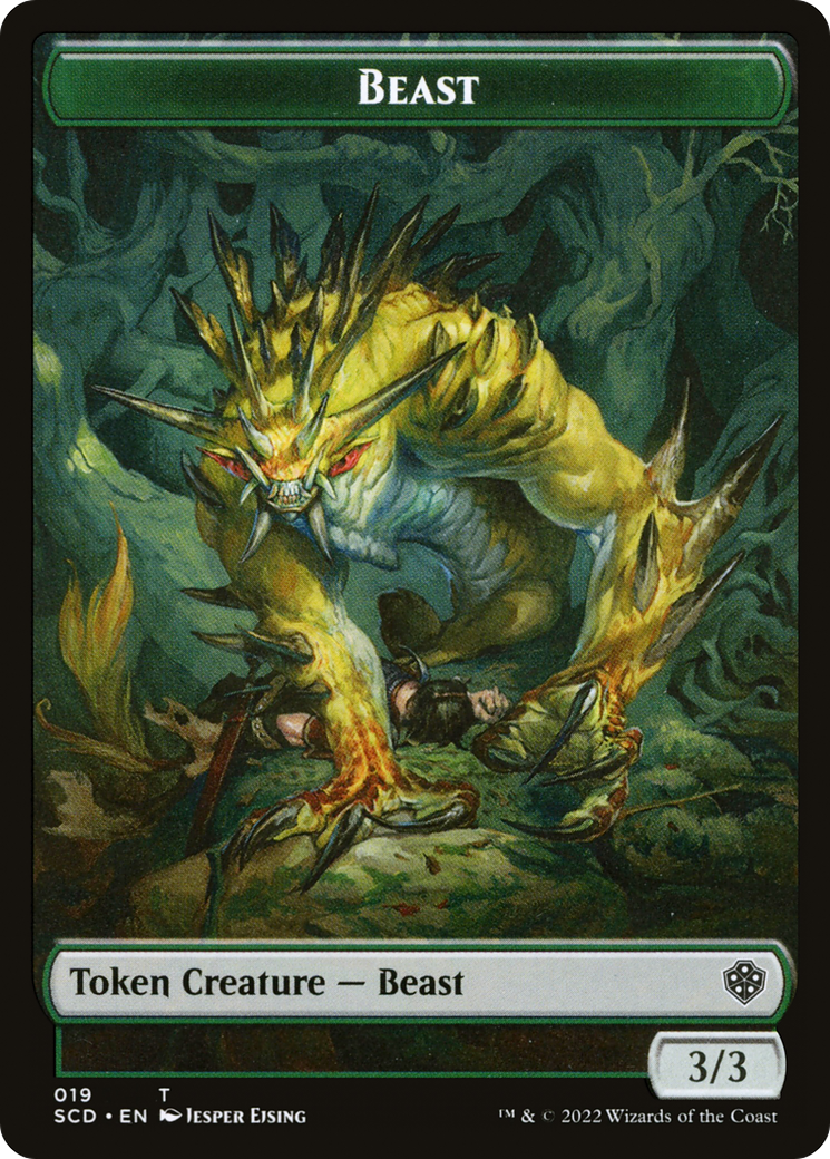 Beast (TSCD-019) - Starter Commander Deck Tokens Foil