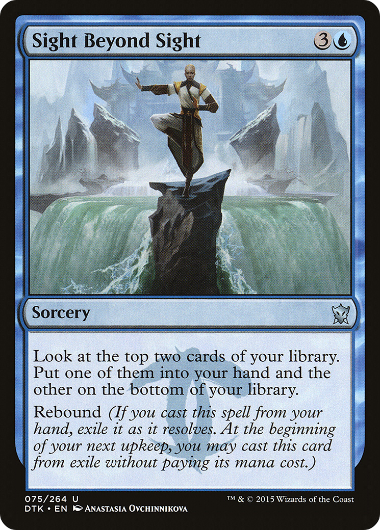 Sight Beyond Sight [Dragons of Tarkir] Foil