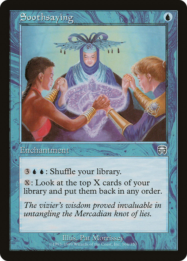 Soothsaying [Mercadian Masques] Foil