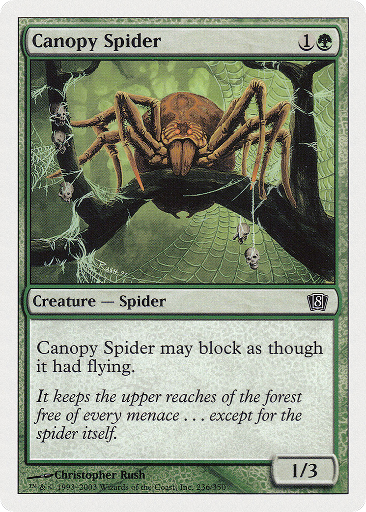 Canopy Spider [Eighth Edition] Foil