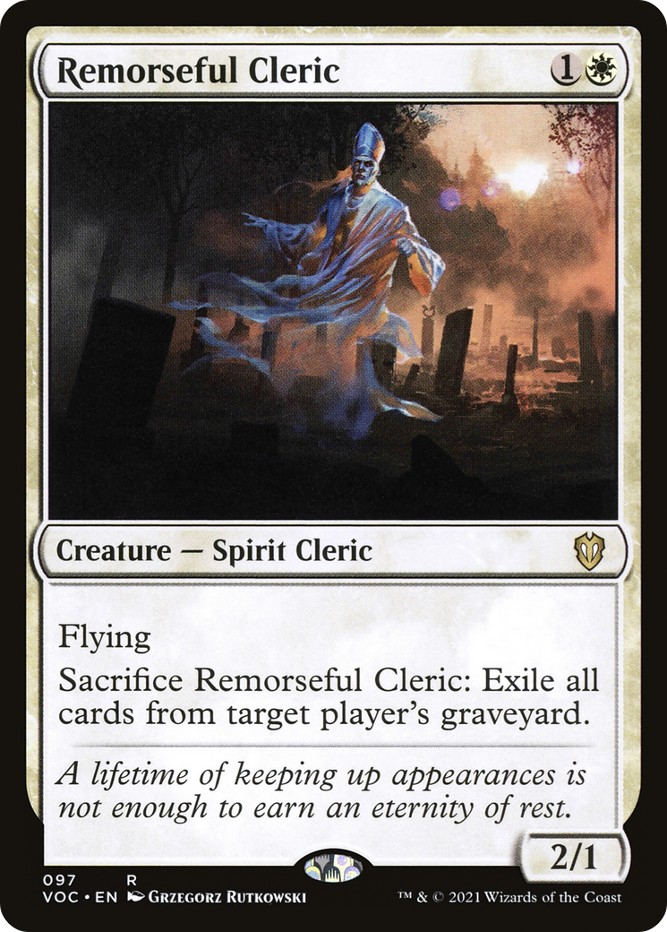 Remorseful Cleric [Innistrad: Crimson Vow Commander]