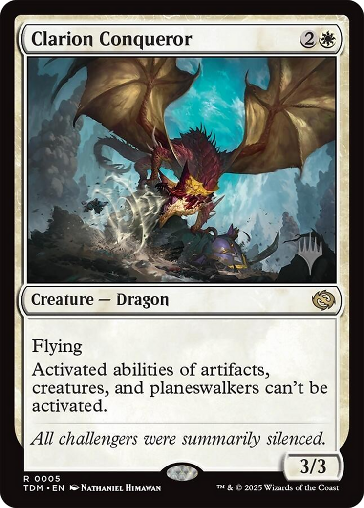 Clarion Conqueror (005) [Promo Pack: Tarkir: Dragonstorm]