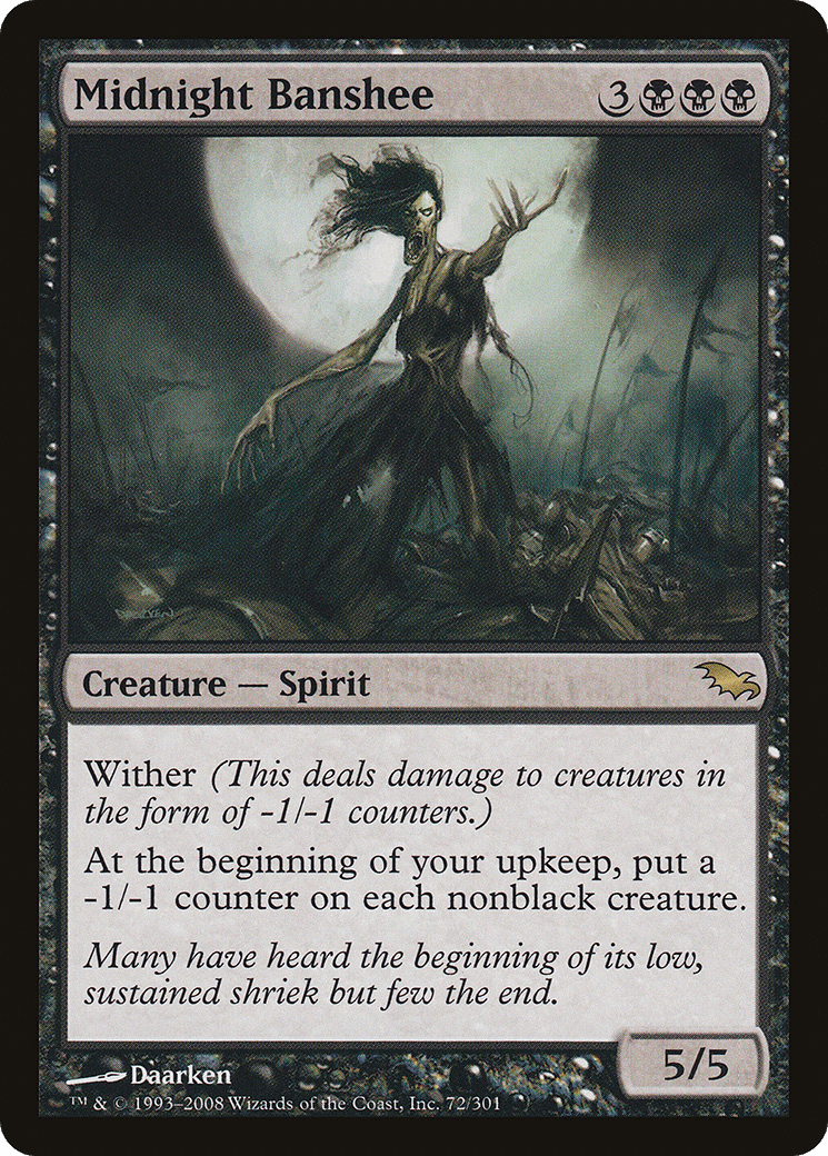 Midnight Banshee [Shadowmoor] Foil