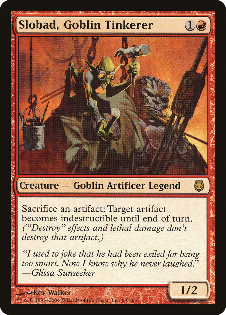 Slobad, Goblin Tinkerer [Darksteel] Foil